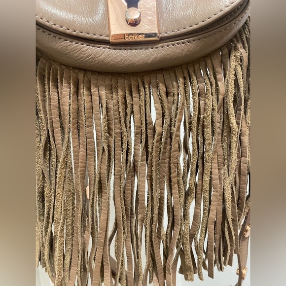 Botkier Beige Fringe Adjustable Crossbody Bag - Picture 3 of 5